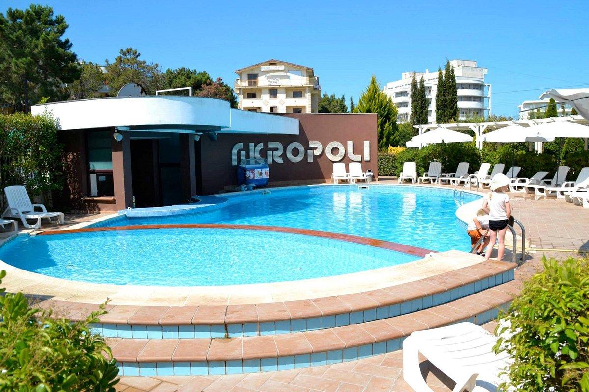 Akropoli Hotel Kryemëdhej Buitenkant foto